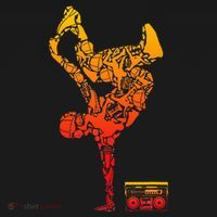 Breakdancing Boombox One Hand Freeze Hip Hop Breaking T-Shirt thumb 7