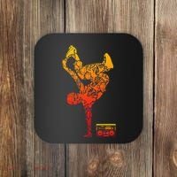 Breakdancing Boombox One Hand Freeze Hip Hop Breaking Coaster thumb 0