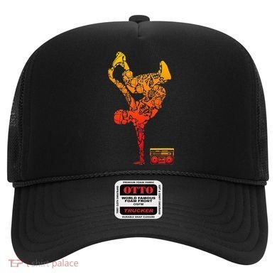Breakdancing Boombox One Hand Freeze Hip Hop Breaking Hat