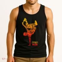 Breakdancing Boombox One Hand Freeze Hip Hop Breaking Tank Top thumb 3