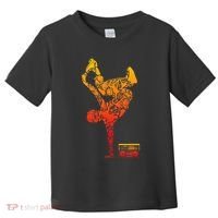 Breakdancing Boombox One Hand Freeze Hip Hop Breaking Toddler T-Shirt thumb 0