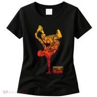 Breakdancing Boombox One Hand Freeze Hip Hop Breaking Women's T-Shirt thumb 0