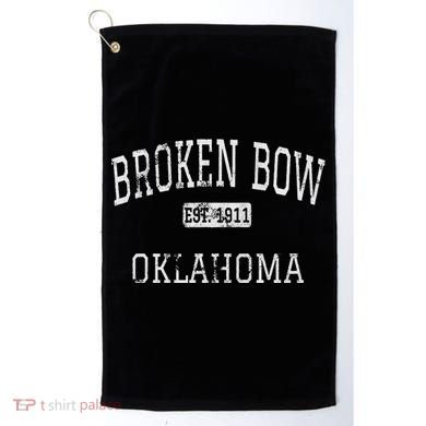 Broken Bow Oklahoma Ok Vintage Golf Towel