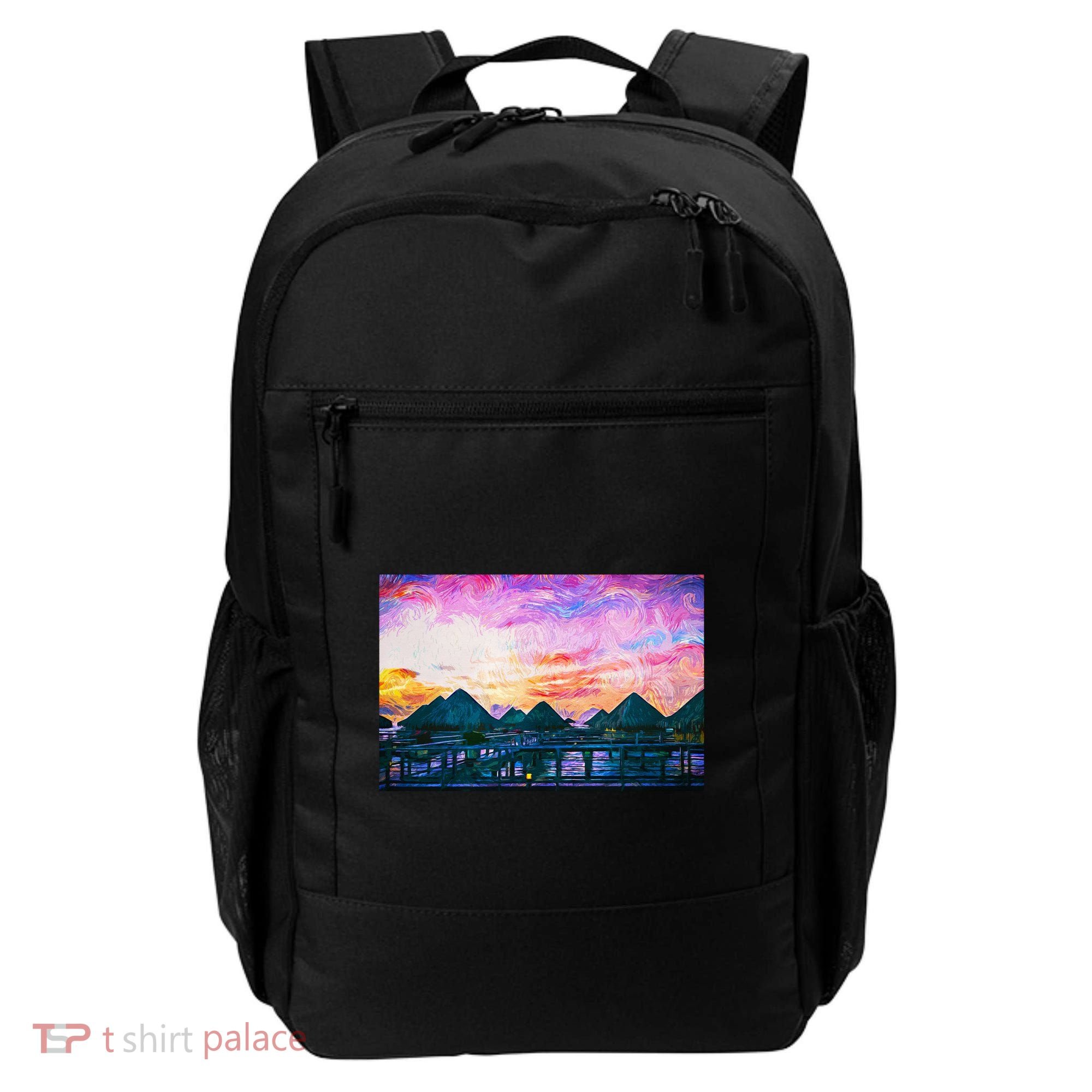 Bora Bora Oceania Oil Paint Backpack