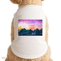 Bora Bora Oceania Oil Paint Doggie Tank thumb 0