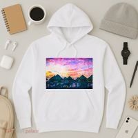 Bora Bora Oceania Oil Paint Hoodie thumb 3