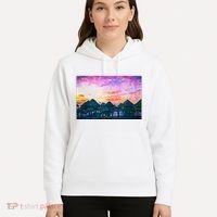Bora Bora Oceania Oil Paint Hoodie thumb 5