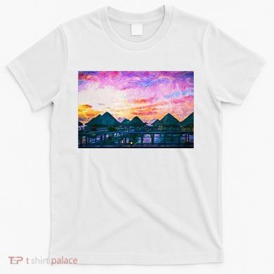 Bora Bora Oceania Oil Paint T-Shirt