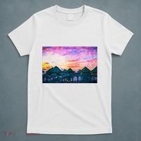 Bora Bora Oceania Oil Paint T-Shirt thumb 5