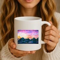Bora Bora Oceania Oil Paint Coffee Mug thumb 3