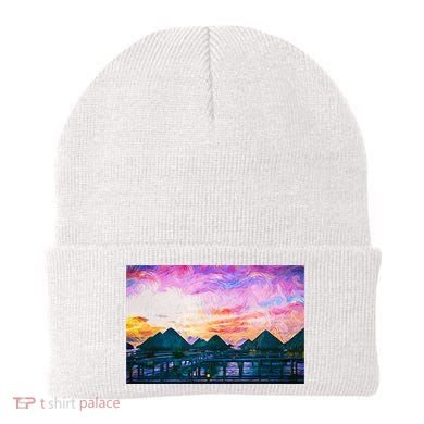 Bora Bora Oceania Oil Paint Beanie