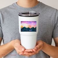 Bora Bora Oceania Oil Paint Tumbler thumb 2