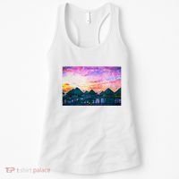Bora Bora Oceania Oil Paint Women's Tank Top thumb 0