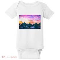 Bora Bora Oceania Oil Paint Baby Bodysuit thumb 0