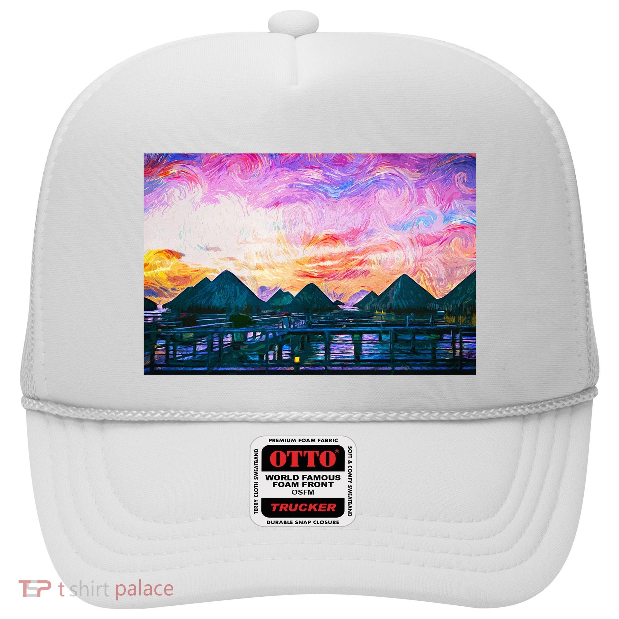 Bora Bora Oceania Oil Paint Hat
