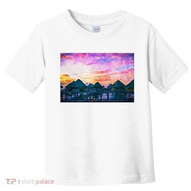 Bora Bora Oceania Oil Paint Toddler T-Shirt