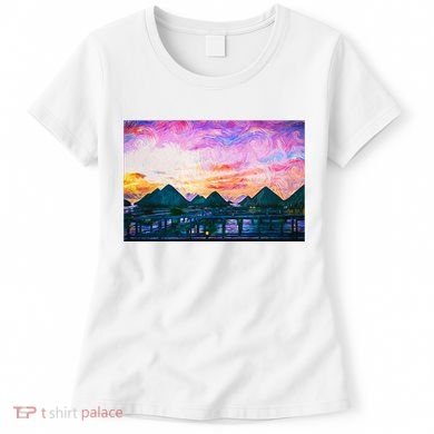 Bora Bora Oceania Oil Paint Women's T-Shirt