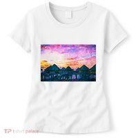 Bora Bora Oceania Oil Paint Women's T-Shirt thumb 0