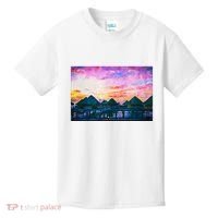 Bora Bora Oceania Oil Paint Kids T-Shirt thumb 0