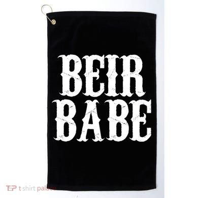 Beir Babe Oktoberfest Funny Golf Towel