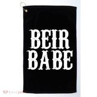 Beir Babe Oktoberfest Funny Golf Towel thumb 0