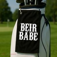 Beir Babe Oktoberfest Funny Golf Towel thumb 2