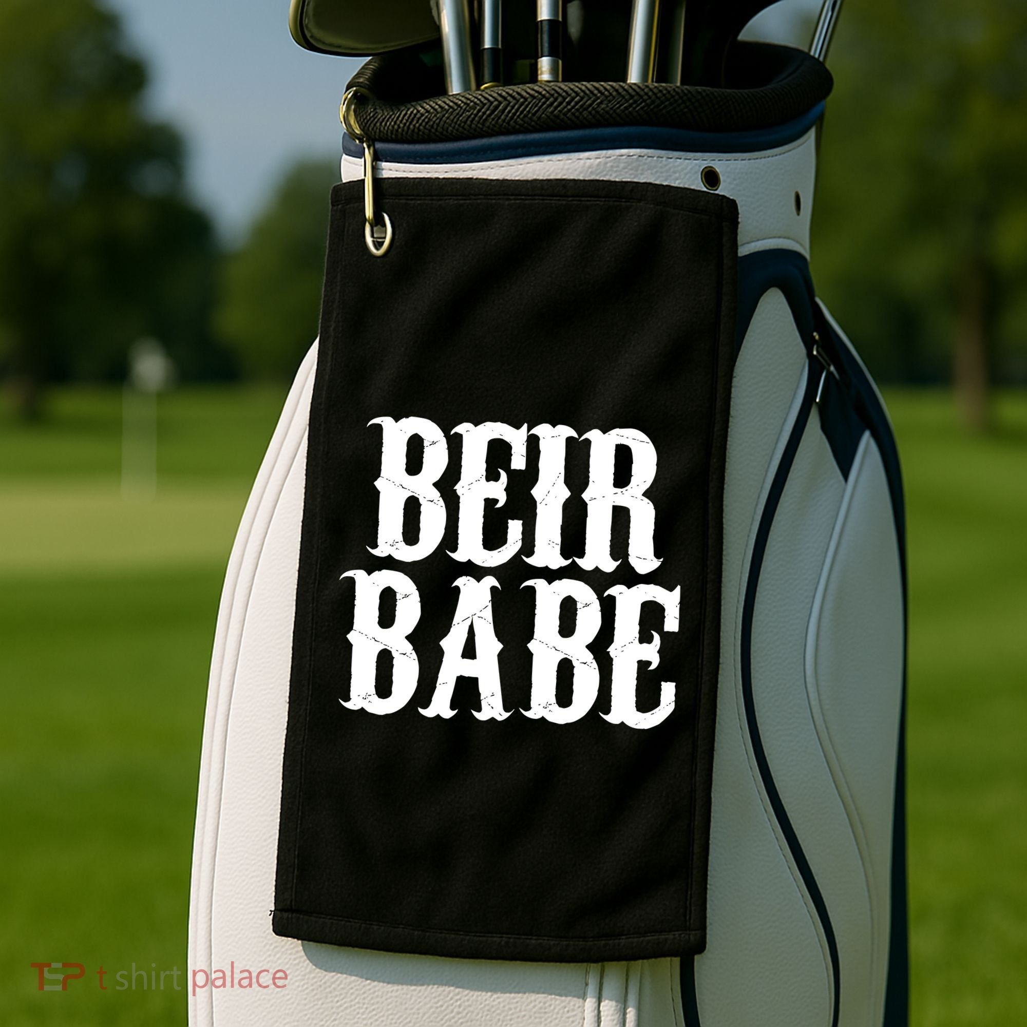 Beir Babe Oktoberfest Funny Golf Towel