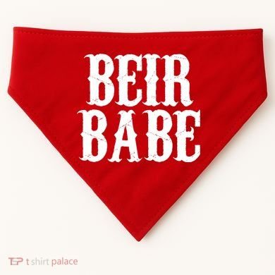 Beir Babe Oktoberfest Funny USA-Made Doggie Bandana