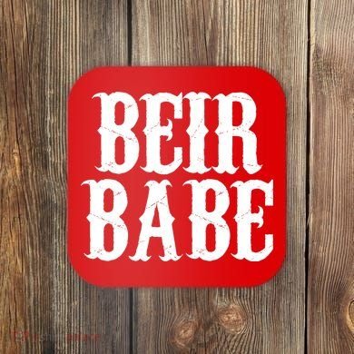 Beir Babe Oktoberfest Funny Coaster