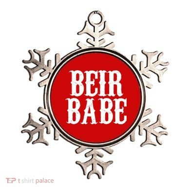 Beir Babe Oktoberfest Funny Ornament