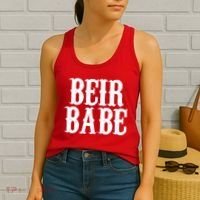Beir Babe Oktoberfest Funny Women's Tank Top thumb 2