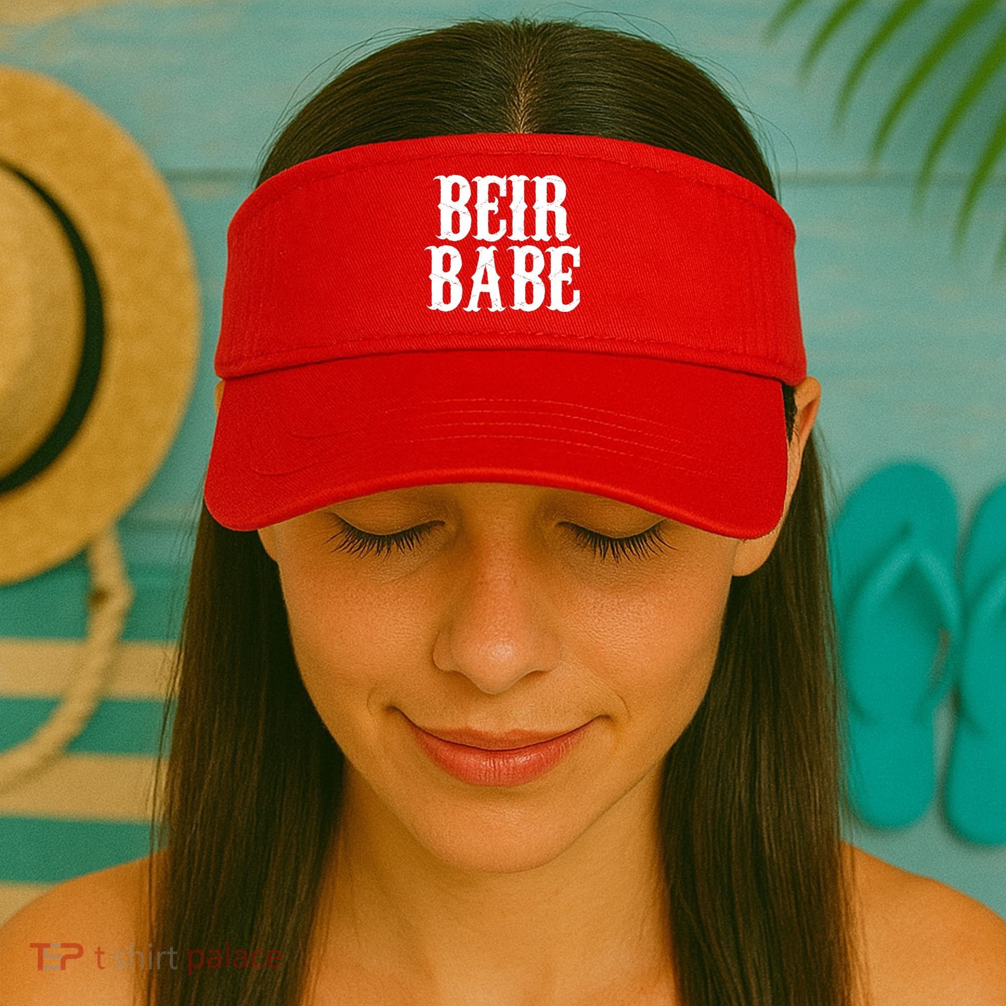 Beir Babe Oktoberfest Funny Visor