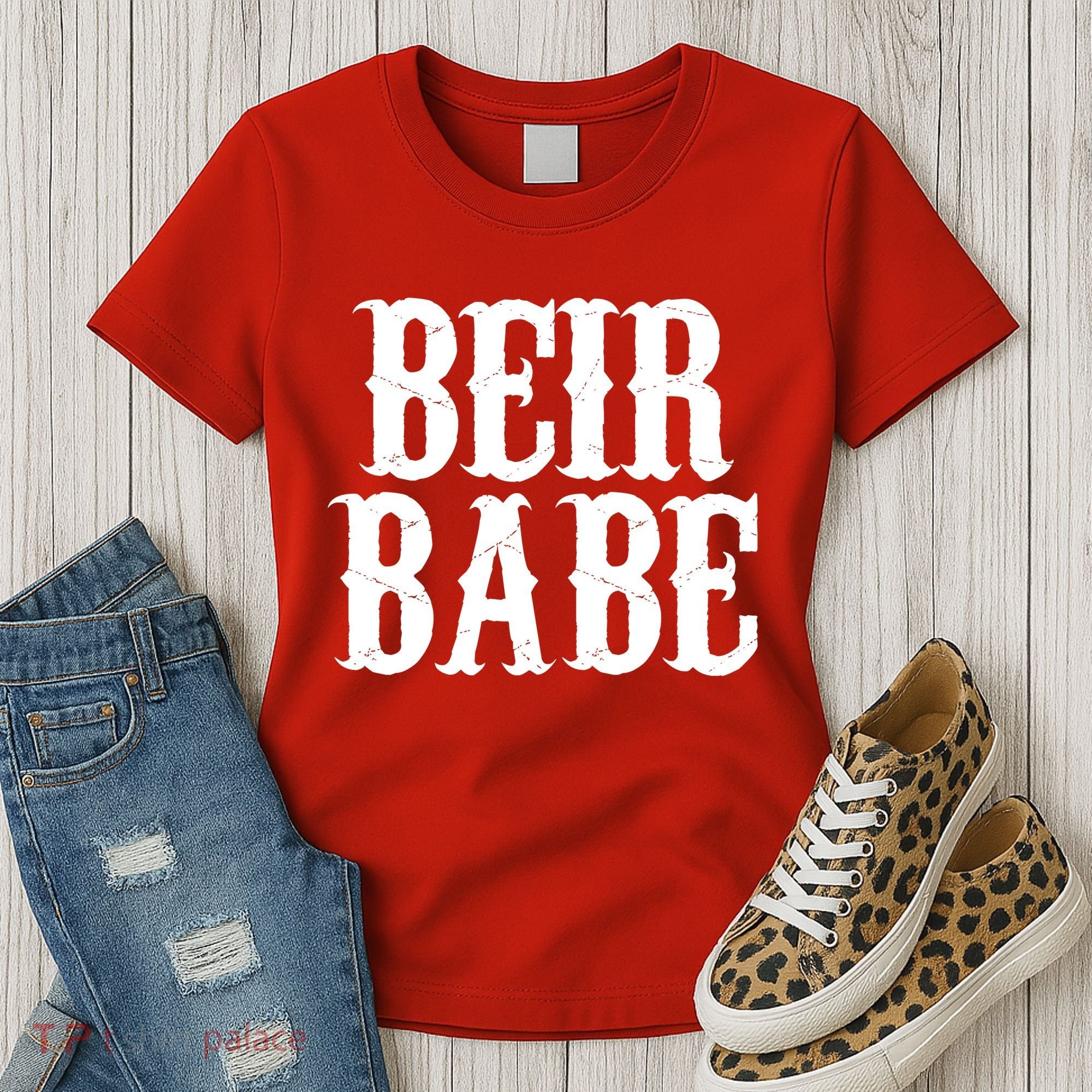 Beir Babe Oktoberfest Funny Women's T-Shirt