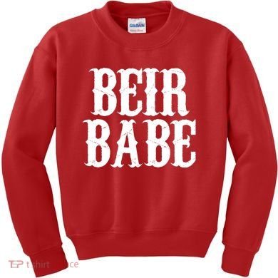 Beir Babe Oktoberfest Funny Kids Sweatshirt