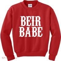 Beir Babe Oktoberfest Funny Kids Sweatshirt thumb 0