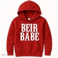 Beir Babe Oktoberfest Funny Kids Hoodie thumb 0