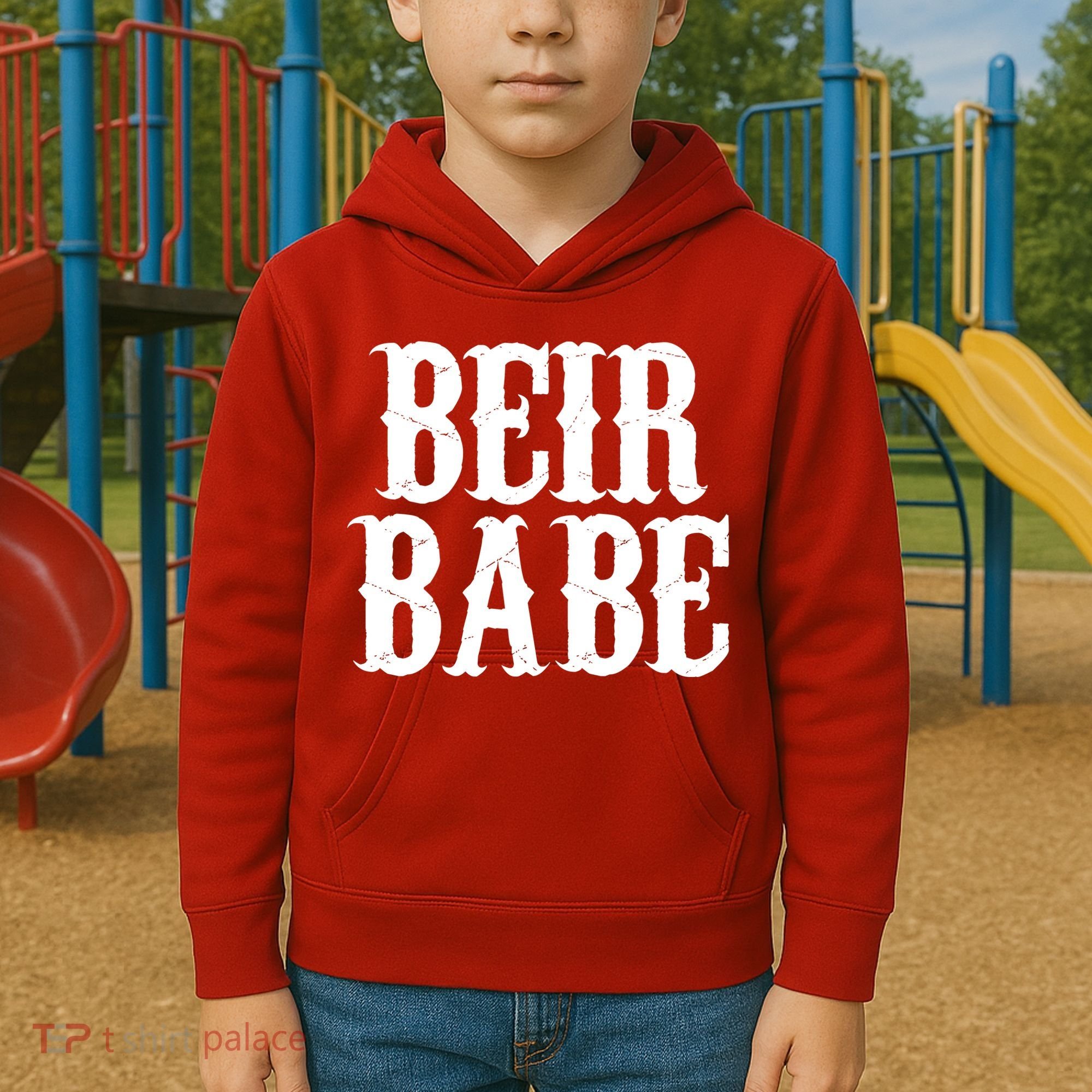 Beir Babe Oktoberfest Funny Kids Hoodie