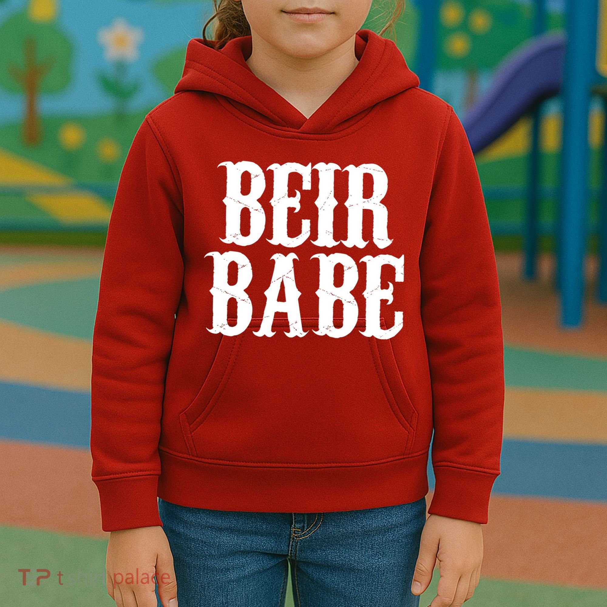 Beir Babe Oktoberfest Funny Kids Hoodie