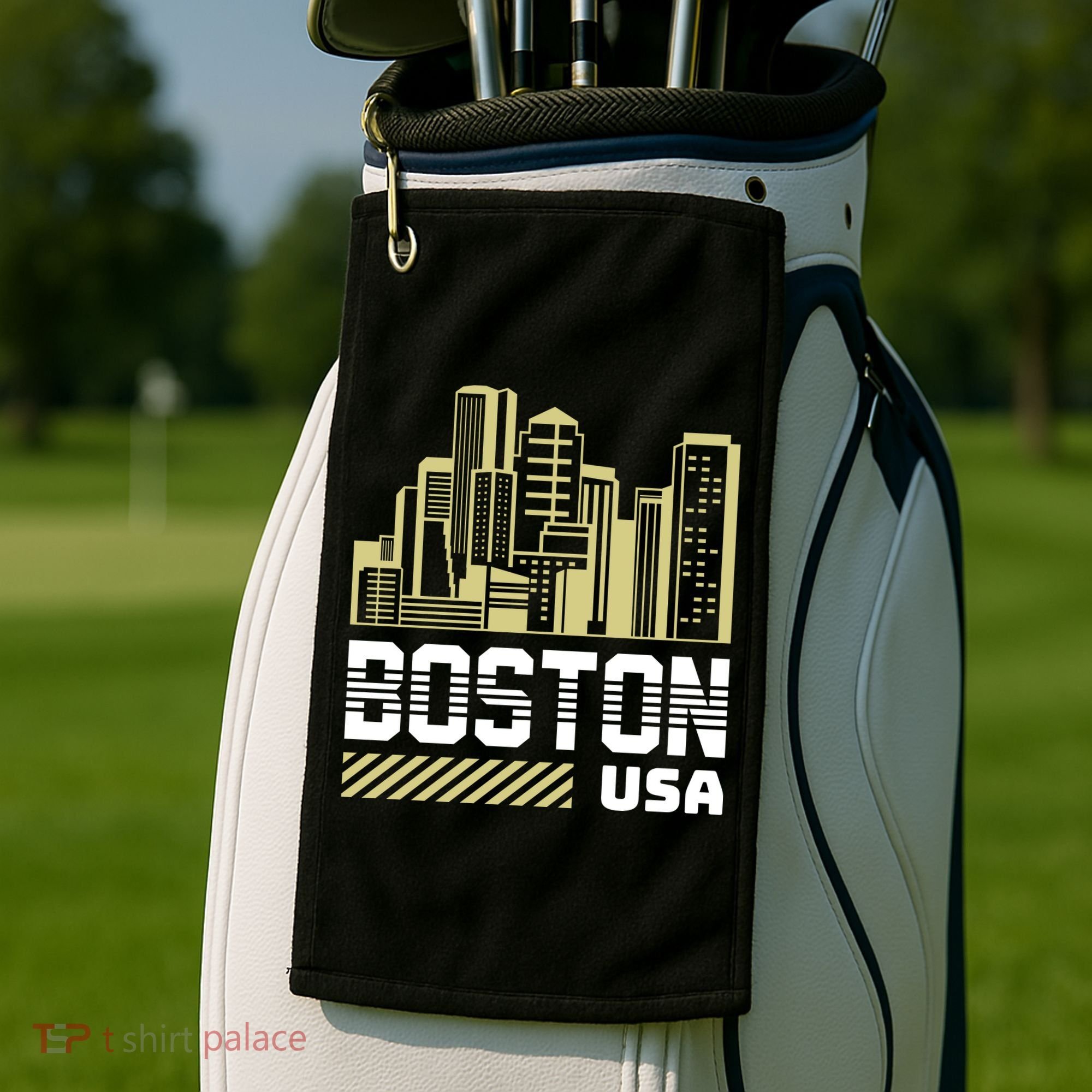 Boston Golf Towel