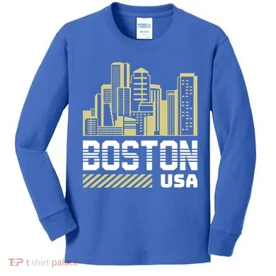 Boston Kids Long Sleeve Shirt