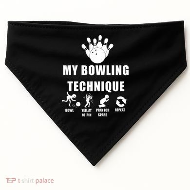 Bowling USA-Made Doggie Bandana