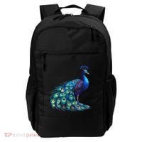 Beautiful Blue Peacock Teal Feathers Bird Lover Women Backpack thumb 0