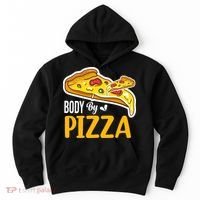 Body By Pizza Graphic Plus Size Shirt For Girl Boy Hoodie thumb 0