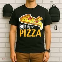 Body By Pizza Graphic Plus Size Shirt For Girl Boy T-Shirt thumb 6