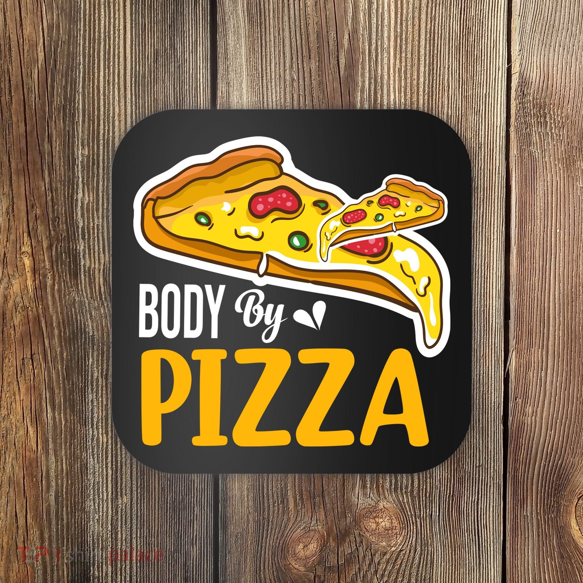 Body By Pizza Graphic Plus Size Shirt For Girl Boy Coaster