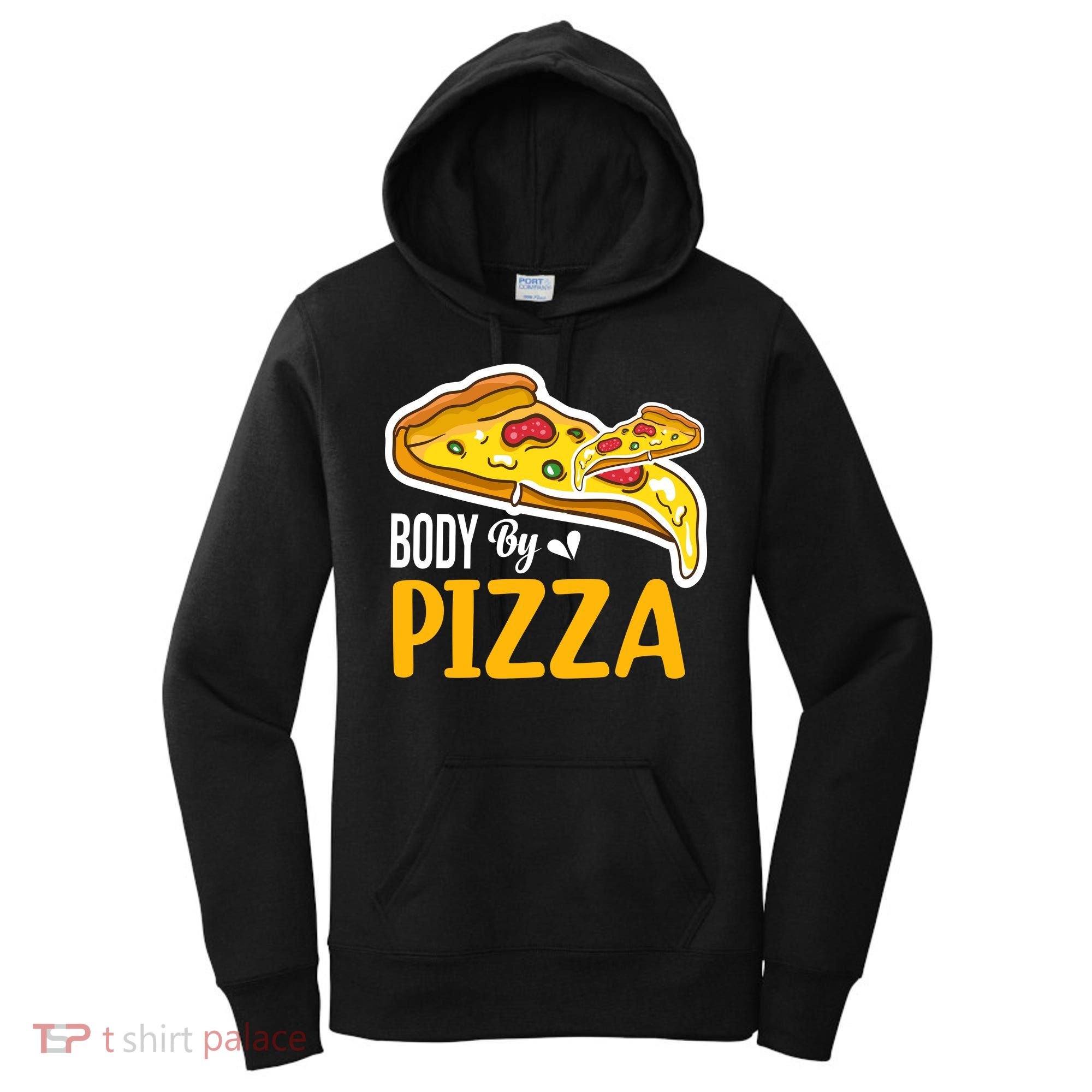 Body By Pizza Graphic Plus Size Shirt For Girl Boy Women's Hoodie