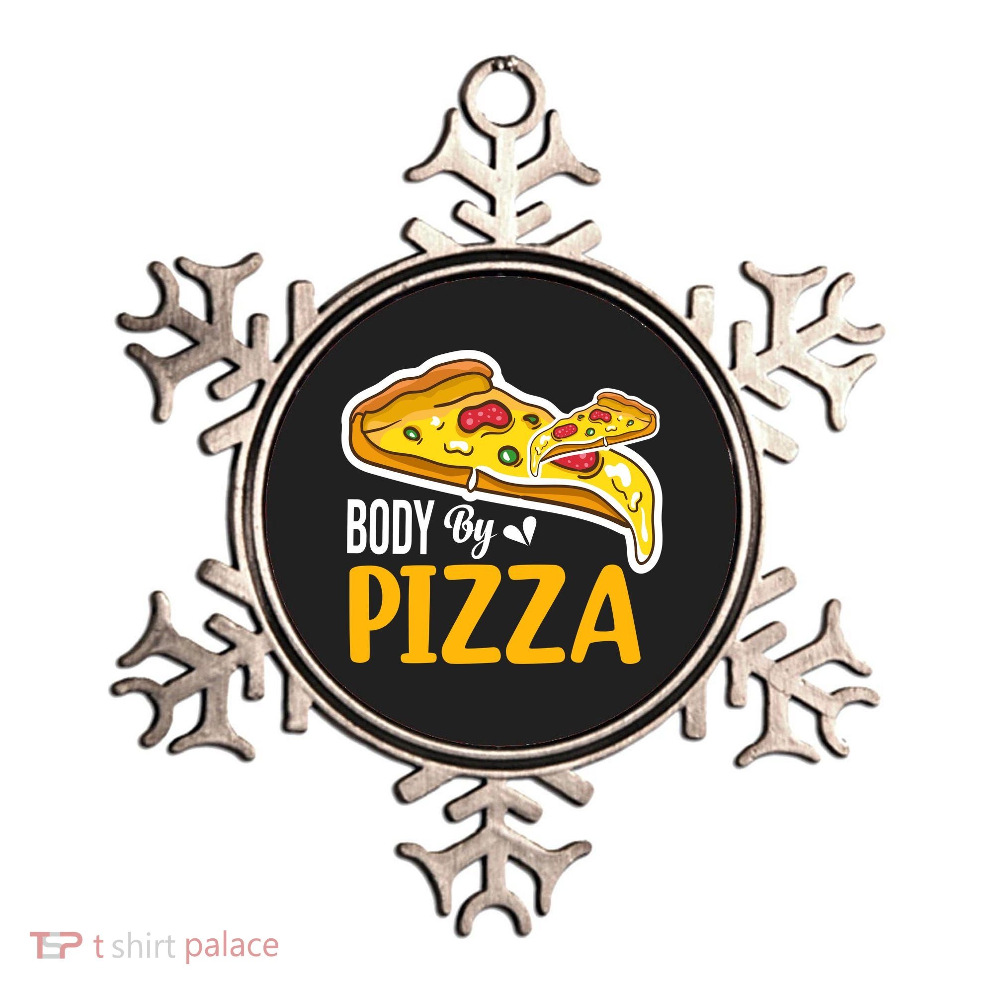 Body By Pizza Graphic Plus Size Shirt For Girl Boy Ornament