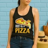 Body By Pizza Graphic Plus Size Shirt For Girl Boy Women's Tank Top thumb 2