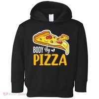 Body By Pizza Graphic Plus Size Shirt For Girl Boy Toddler Hoodie thumb 0