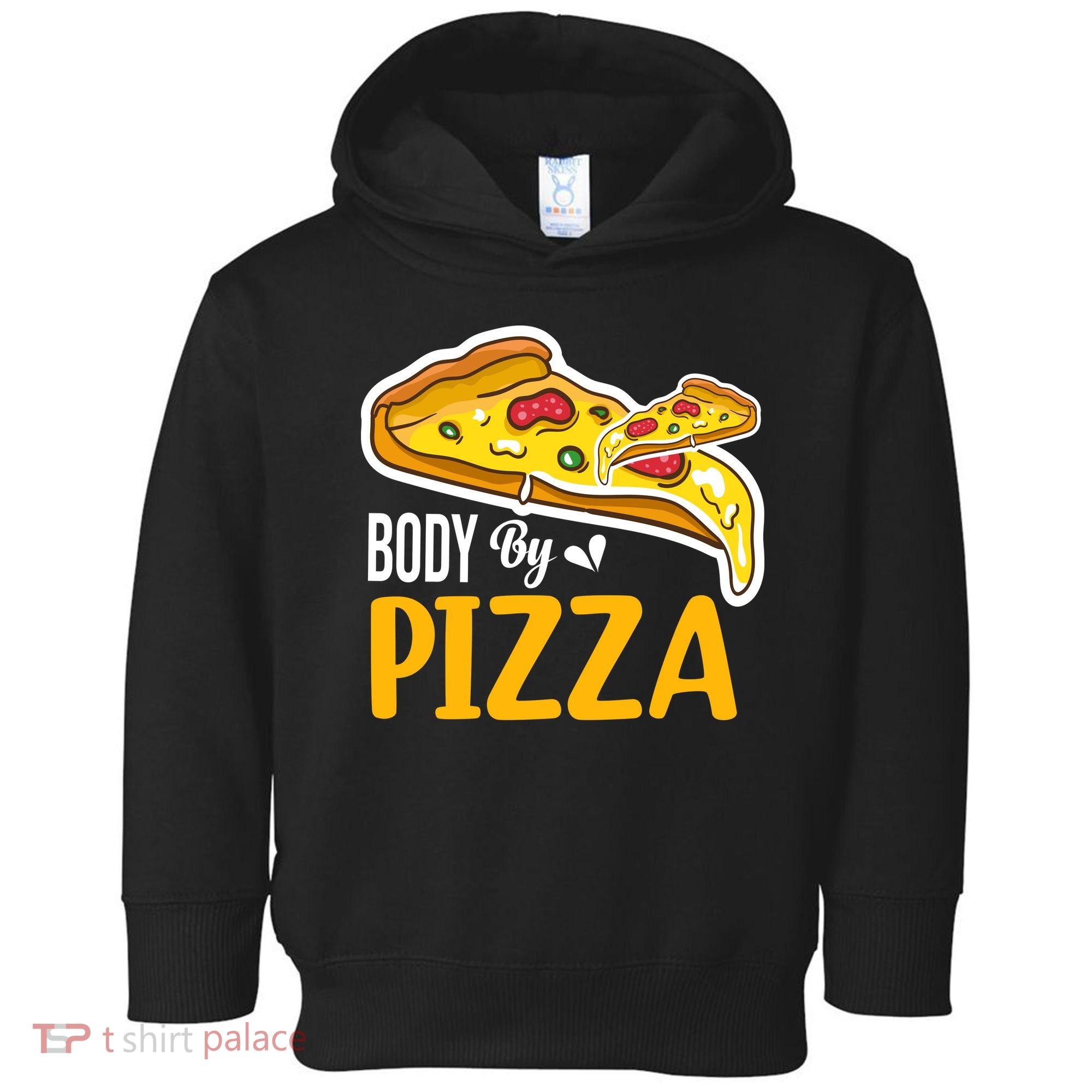 Body By Pizza Graphic Plus Size Shirt For Girl Boy Toddler Hoodie
